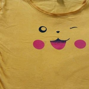 Pickachu Crop Top