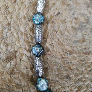 Antique Look Beaded Long Neckpiece