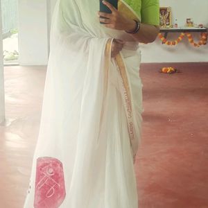 Tant Kerala Saree