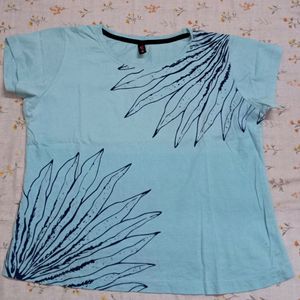 Blue Casual T-shirt