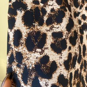 Heidi Klum Y2k Cheetah Print Skirt