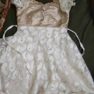 Half White Frock, Part wear