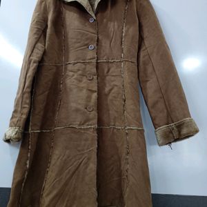 Kashmiri Leather Overcoat