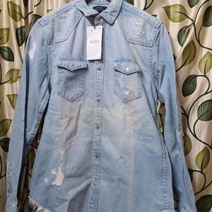 ZARA DENIM JACKET WITH TAG