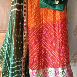 Bandani Print Lehenga