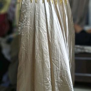 Silk Golden Gown