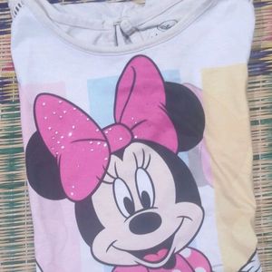 Girl's Minnie Mouse Fancy Top