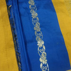 Blue Silk Saree