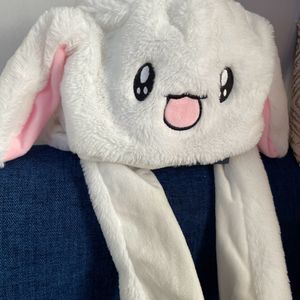 Moving Ear Rabbit Hat - Imported Soft Toy