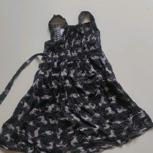 Black Colour Baby Frock