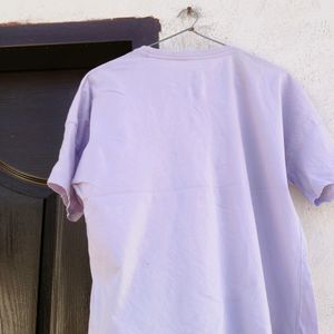 Here & NOW Women Lavender T Shirt