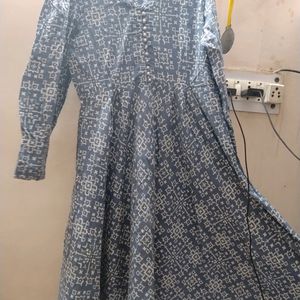 Combo Offer Anarkali Suit With One Handbag Free