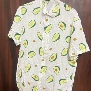 Avocado Print Men Shirt