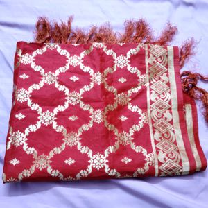 Pure Cotton Silk Banarasi Duppata