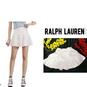 Ralph Lauren White Mini Skater skirt