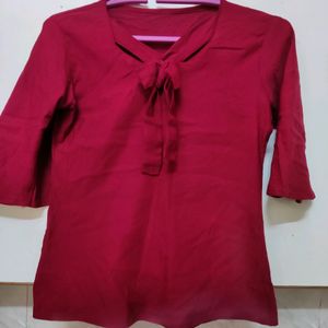 Maroon Colour Top