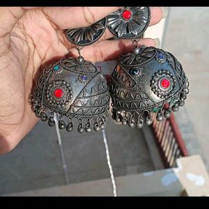 Afghani Big Jhumkas 🌼