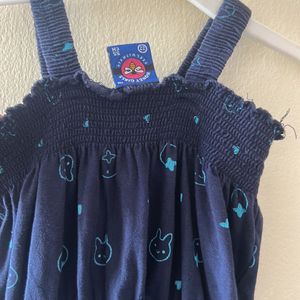 Blue Jumpsuit For Kid Girl