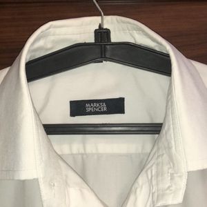 M&S White Formal Shirt