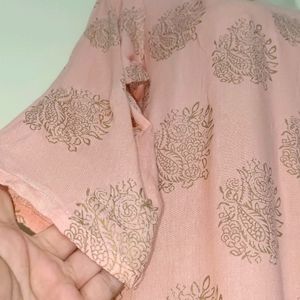 Pretty Peach Kurti