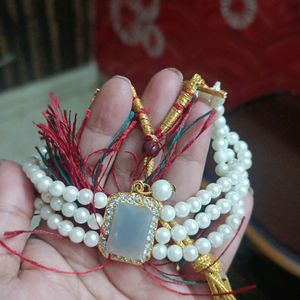 White Moti Necklace