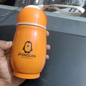 Stainless Steel Penguin Shaped Thermal Mug, 250 ml