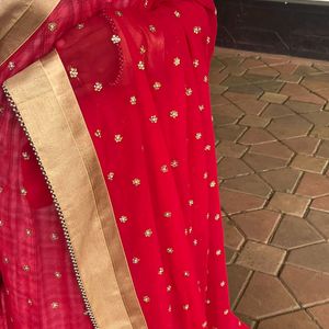 Stone Work Saree