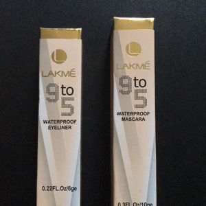 New Lakme Waterproof Eyeliner And Mascara