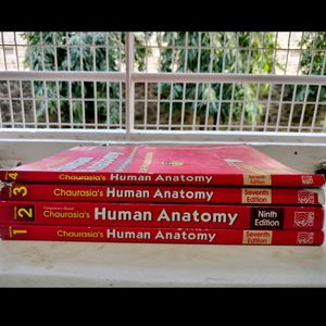 BD Chaurasia Anatomy Volume 1,3,4