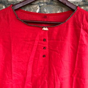 Red Long Kurti