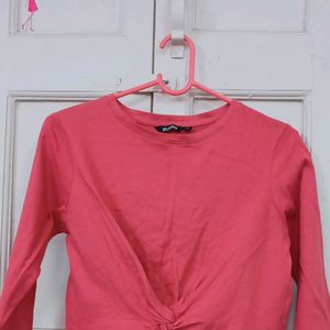 Barbiecore Pink Crop Top (Soft Cotton)