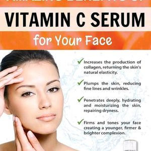 Vit C + Hyaluronic Acid Face Serum.