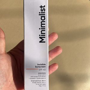 Minimalist Invisible Sunscreen