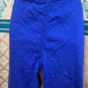 Blue Jegging Style Trouser