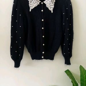 Navy Blue Cardigan