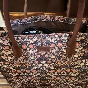 Book Tote By Zouk With Kashmiri Bliss Print