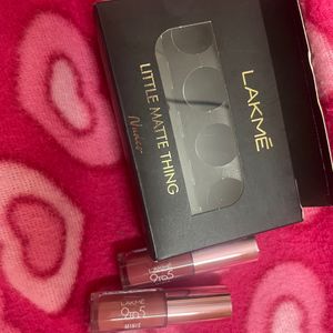 Lakme Little Matte Thing Nudes Lipsticks