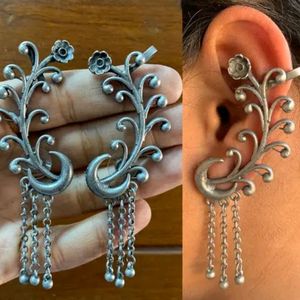 Oxidized Ear Cuffs