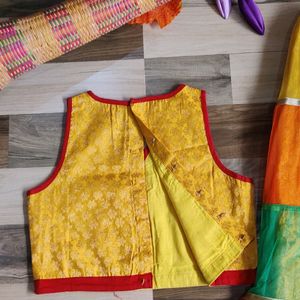 Banarasi Jacquard Lahenga Choli (6-7year)