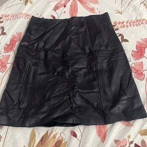 Leather Skirt