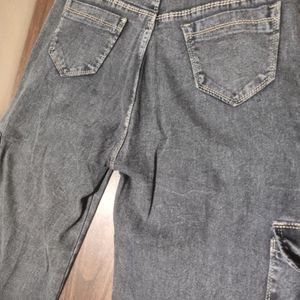 grey colour boyfriend jeans