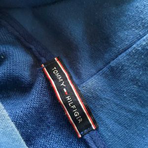 TOMMY HILFIGER BLUE HOODIE