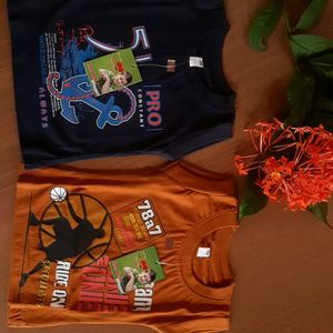 Set Of 2 New Kids Tshirts