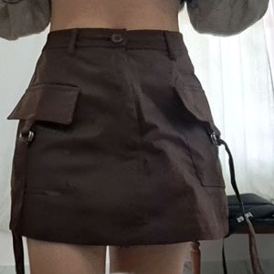 Littlebox Brown Y2k Skirt