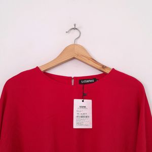 Sassafras Red Casual Top (Women's)