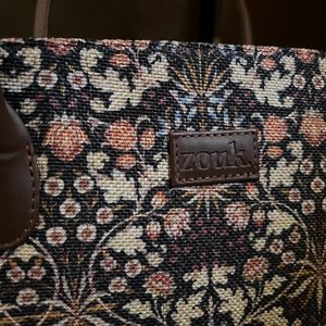 Book Tote By Zouk With Kashmiri Bliss Print