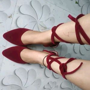 Red Velvet Shoes