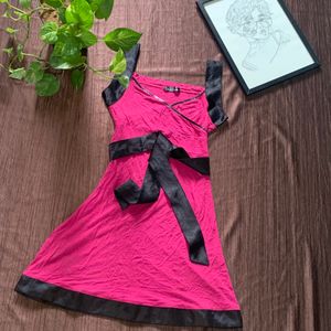 Crossword Pink Wrap Around Short Skirt