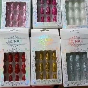 6 Pack Of Nails Glitter