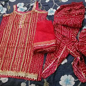 Party Wear Dhoti Dress In Xl With Potli